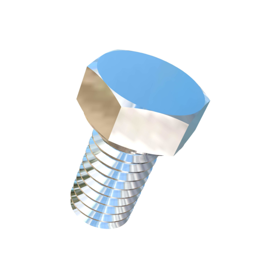 Titanium 3/8-16 X 11/16 inch UNC Fully Threaded Allied Titanium Hex Head Bolt (No Dimple)